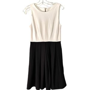 NWT Kate Spade Claudia White and black dress - Size S